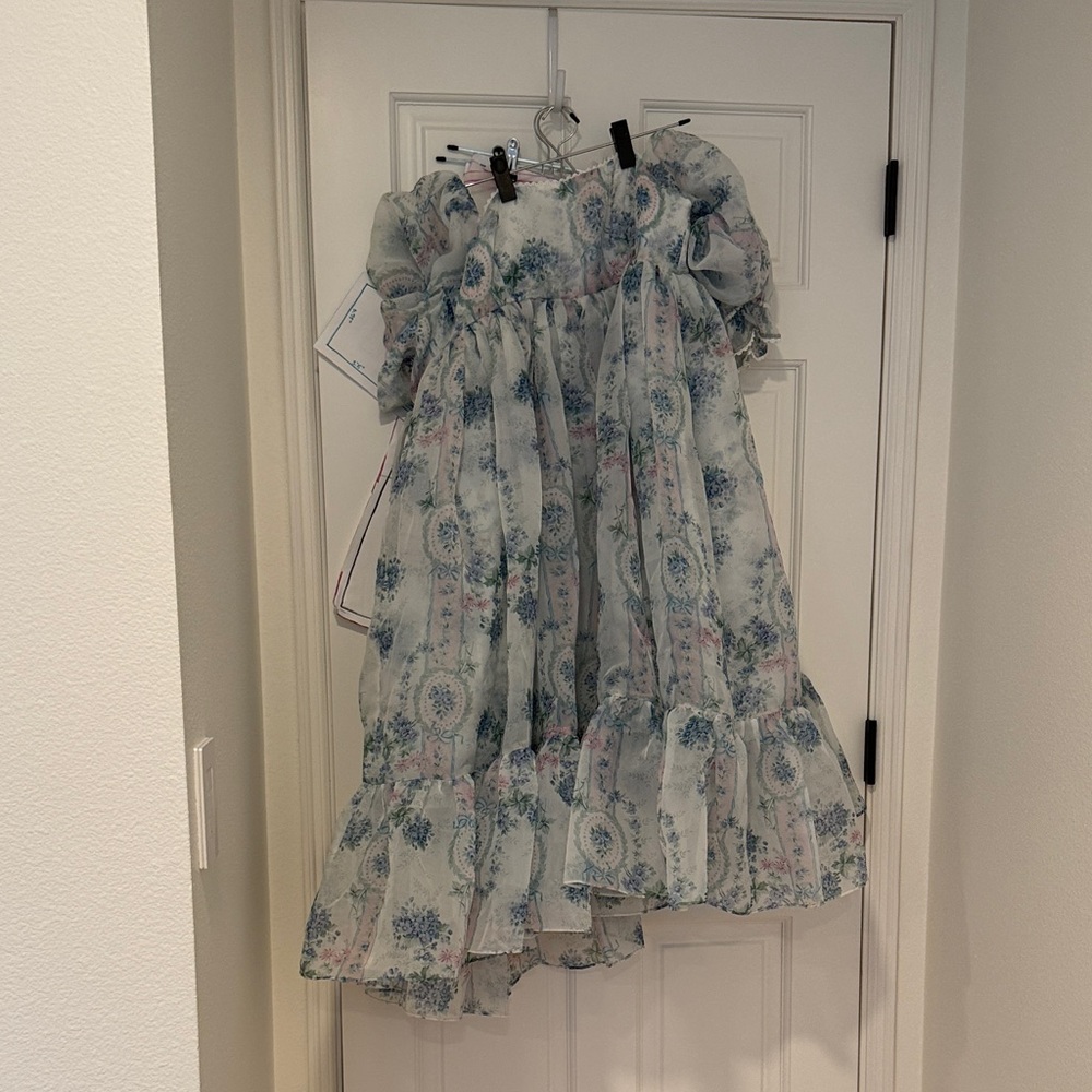 Selkie French puff dress in La belle etoile, size M
